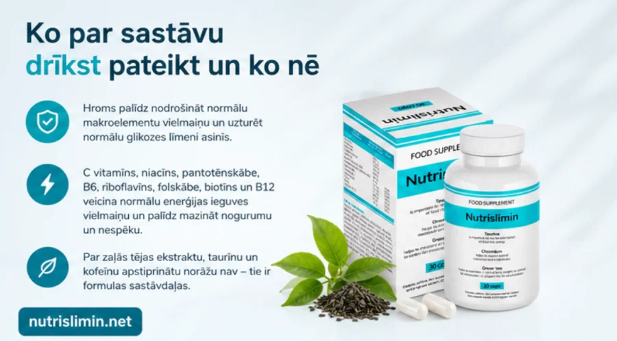 Хром в составе Nutrislimin