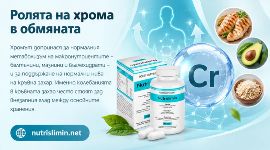 Хром в составе Nutrislimin