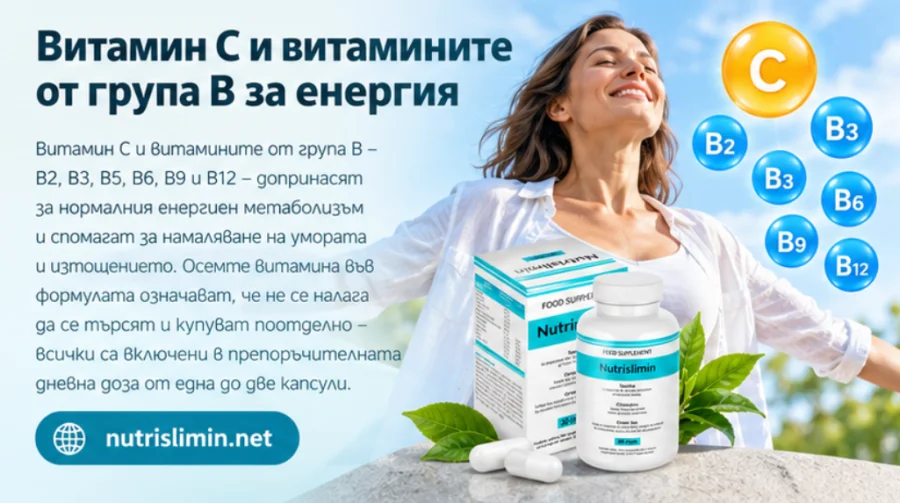 Nutrislimin — витамин C и витамины группы B в составе