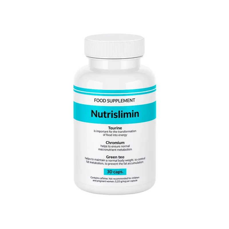 Nutrislimin buteliukas su 30 kapsulių